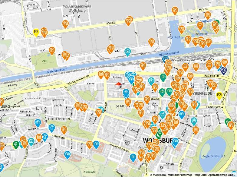 Wohnumfeld Etagenwohnung Wolfsburg