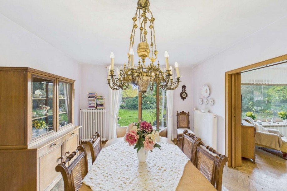 Blick vom Esstisch zur Terrasse Einfamilienhaus K�nigslutter am Elm