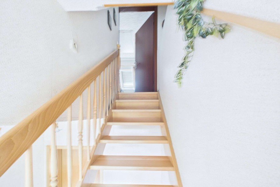 Treppe ins Obergeschoss Haus Wolfsburg