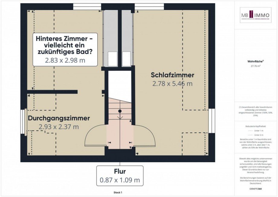 Obergeschoss Doppelhaush�lfte Wolfsburg