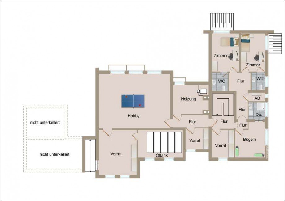 Untergeschoss Haus Bad Bevensen