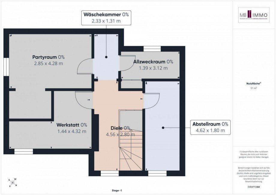 Untergeschoss Haus Wolfsburg