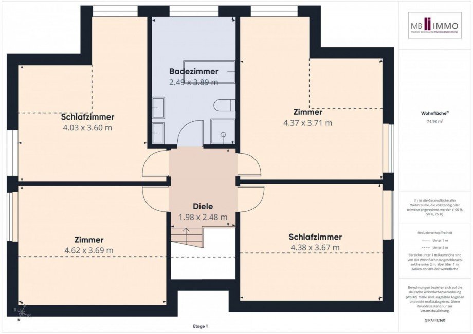 Obergeschoss Einfamilienhaus Wolfsburg