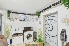 Hauswirtschaftsraum im Untergeschoss Traumhaus in Weihnachtsstimmung sucht neue Besitzer