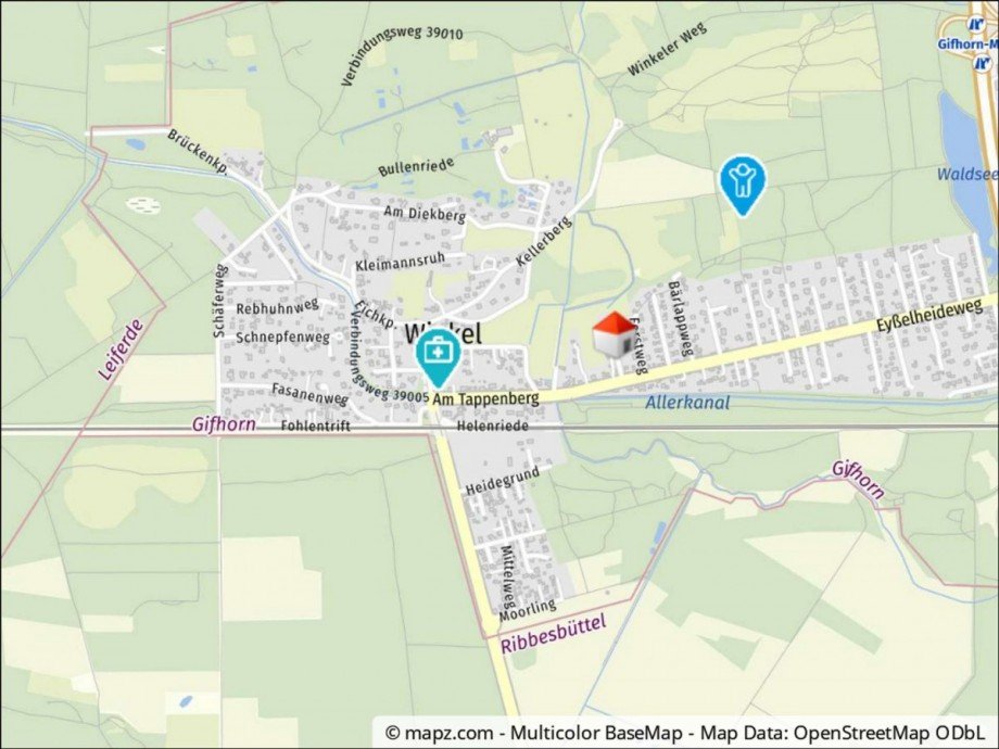 Wohnumfeld Einfamilienhaus Gifhorn / Winkel
