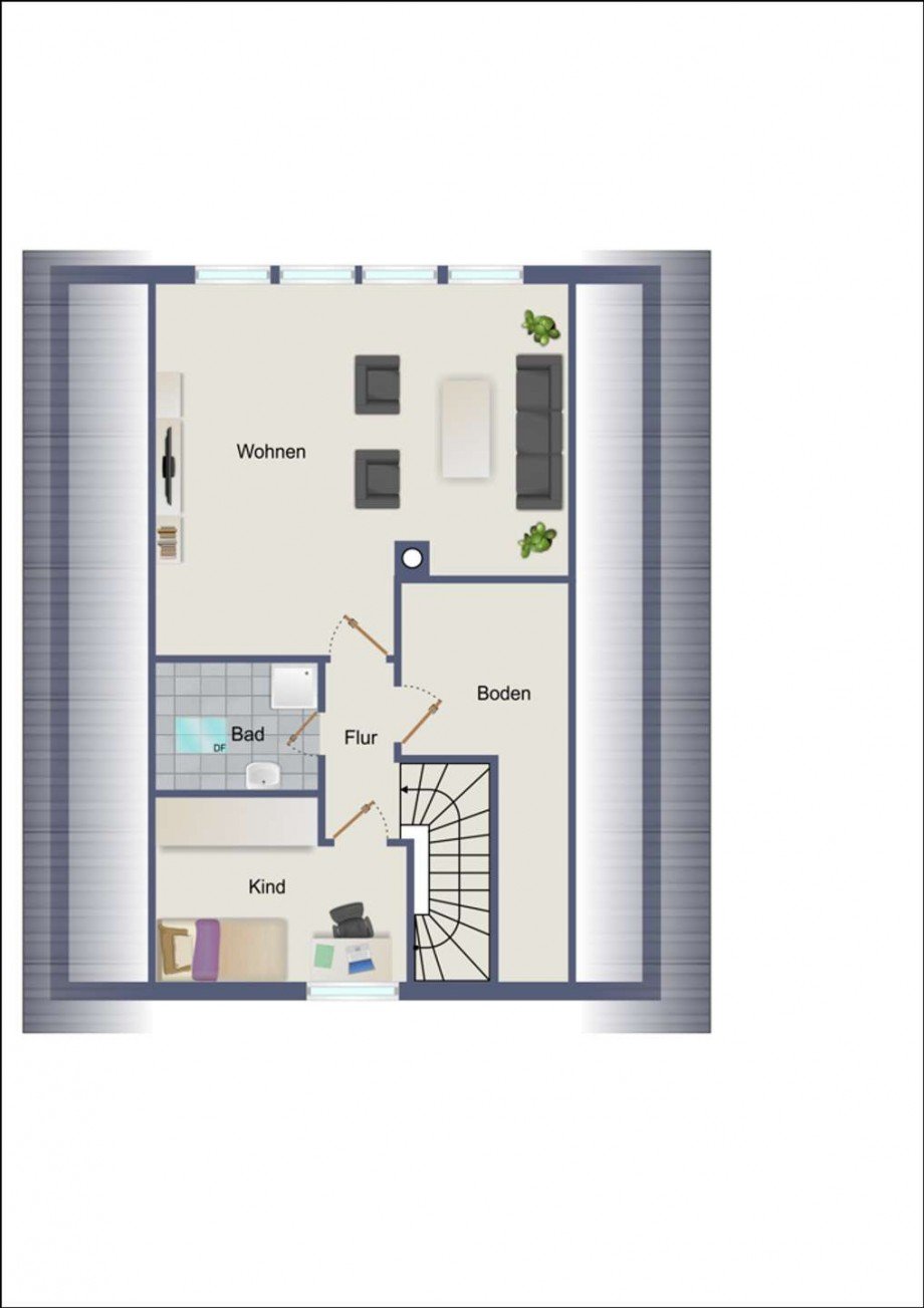 Dachgeschoss Einfamilienhaus Wolfsburg