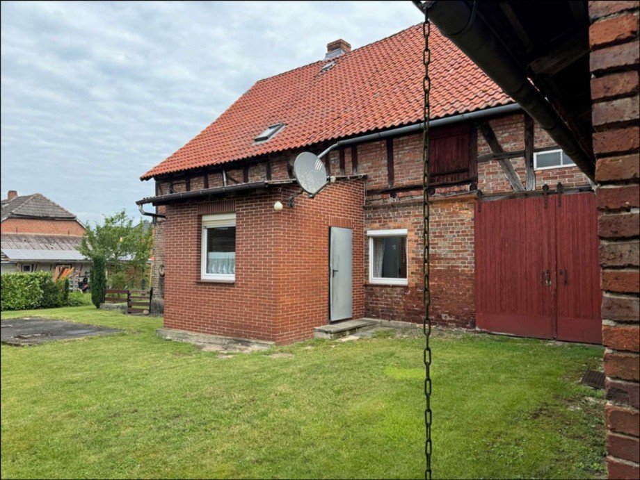 Eingang zur Waschk�che Bauernhaus Tiddische