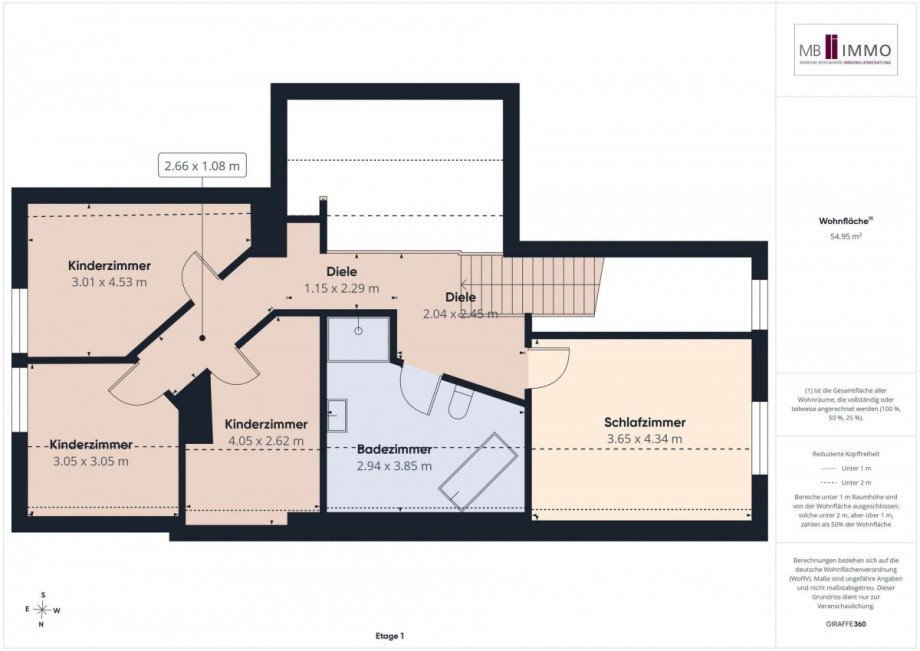 Obergeschoss Einfamilienhaus Wolfsburg-Hattorf