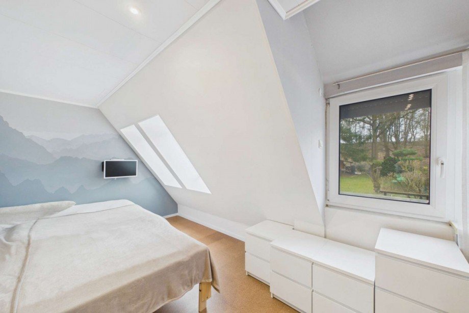 Schlafzimmer im Obergeschoss Doppelhaush�lfte Wolfsburg