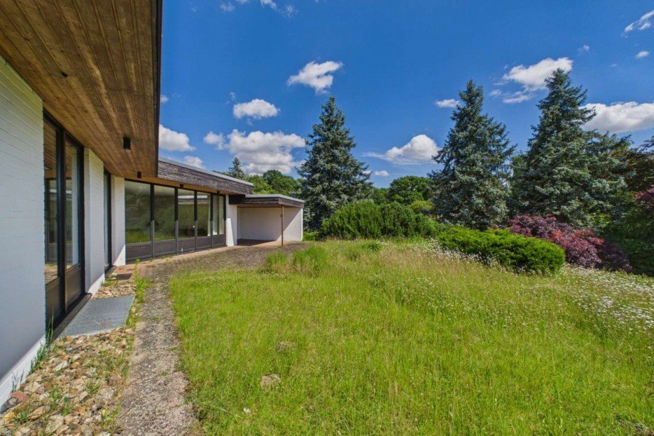 Blick zur Terrasse Einfamilienhaus Wolfsburg