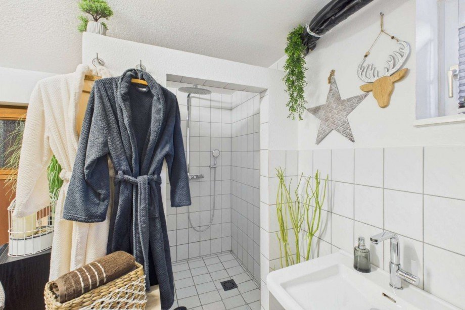 Dusche im Untergeschoss Einfamilienhaus Vordorf