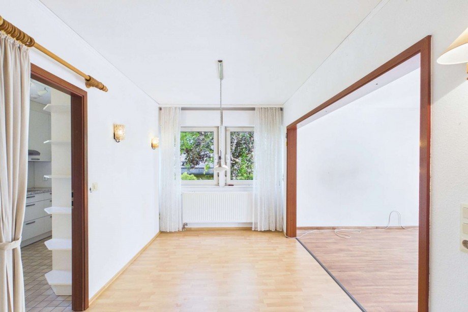 Essbereich mit Blick ins Wohnzimmer Haus Danndorf