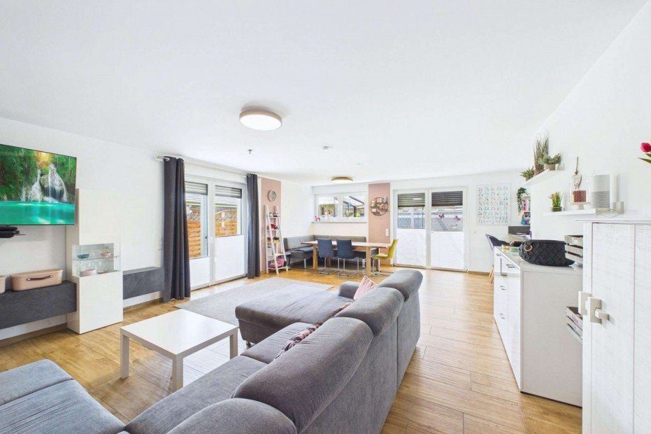 Wohnzimmer Einfamilienhaus Bergfeld