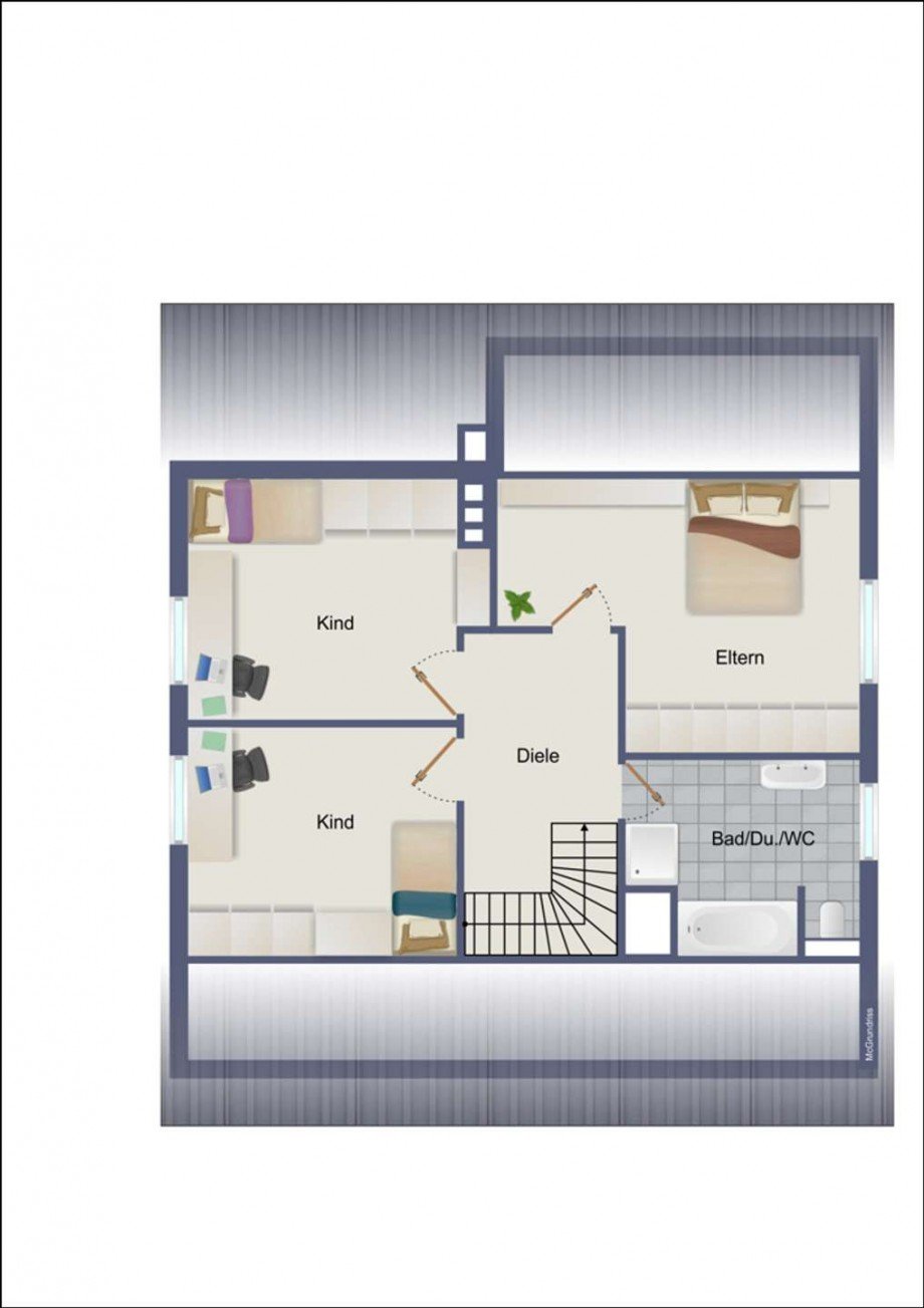 Dachgeschoss Einfamilienhaus Wolfsburg