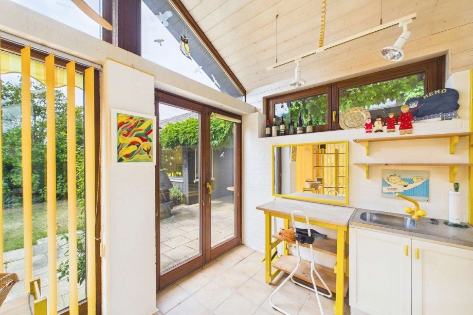 Atelierausgang in den Garten Einfamilienhaus Wolfsburg