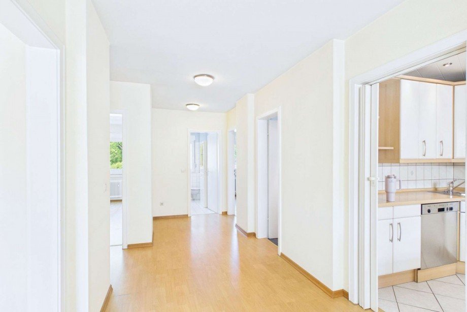 Flurblick vom Essplatz Wohnung Wolfsburg