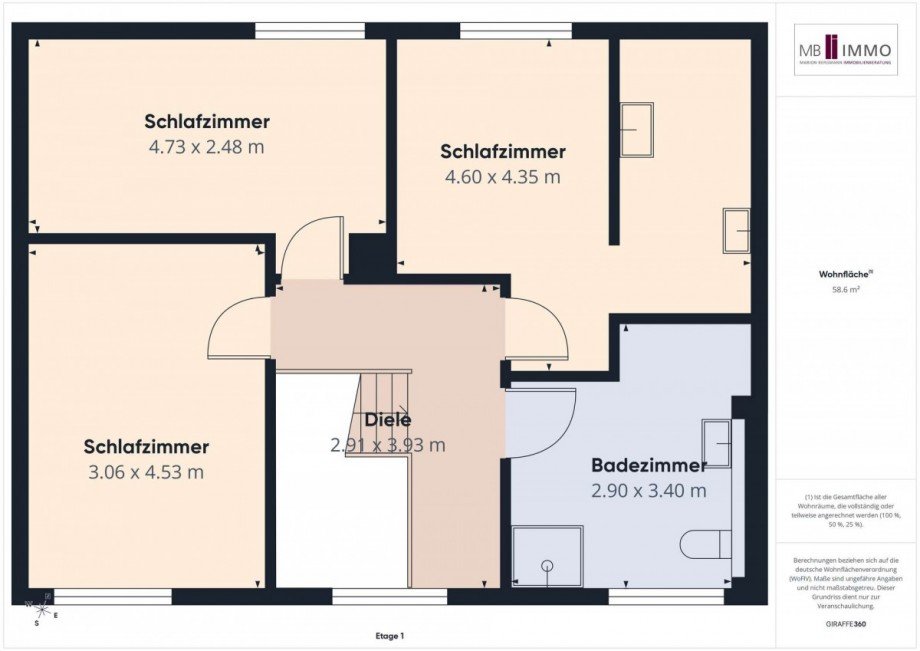 Obergeschoss Einfamilienhaus Wolfsburg-Ehmen