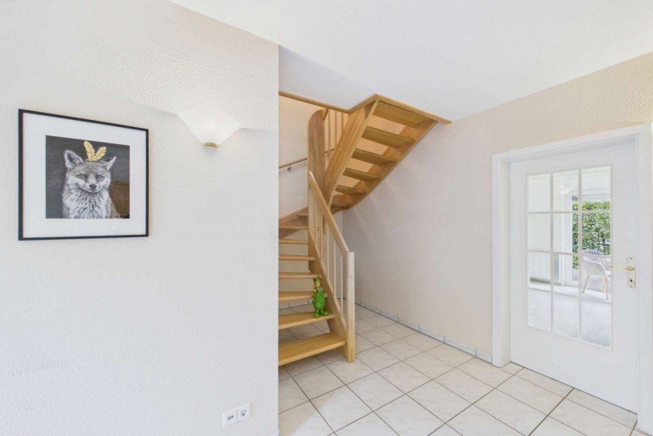Treppe ins Obergeschoss Reihenmittelhaus Wolfsburg