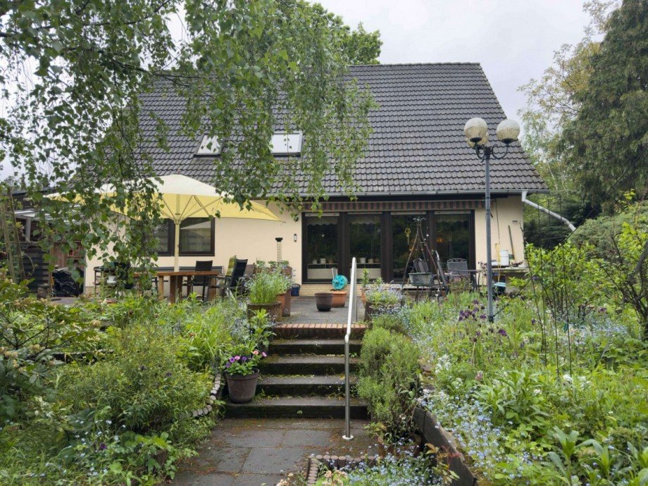 Blick zur Terrasse Haus Danndorf