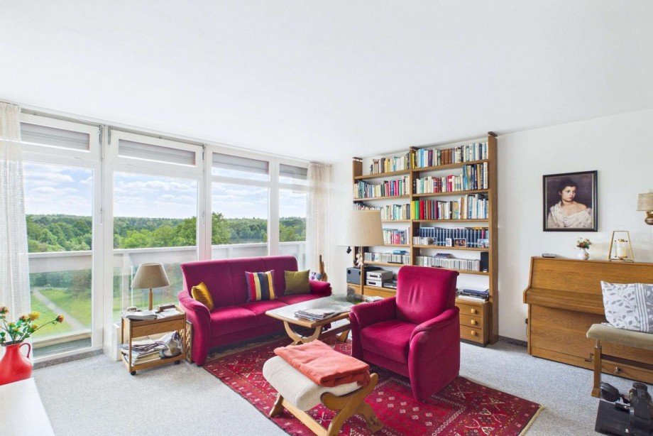 Wohnzimmer Etagenwohnung Wolfsburg