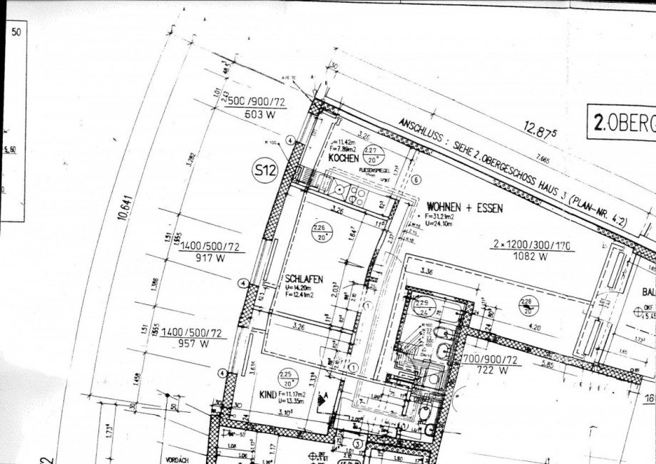 Grundriss Etagenwohnung Wolfsburg