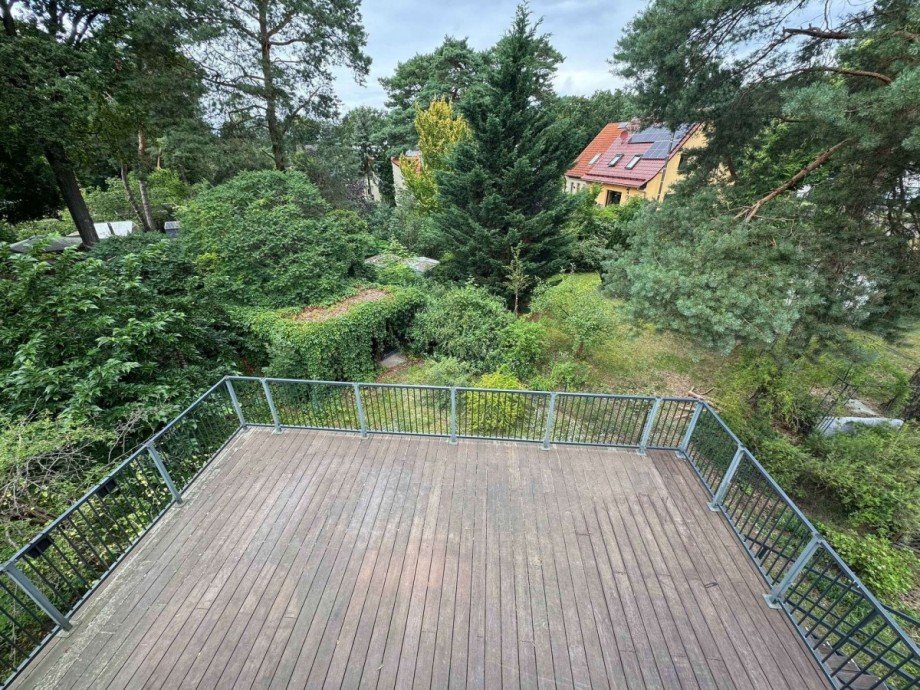 Terrasse Obergeschoss Zweifamilienhaus Eichwalde