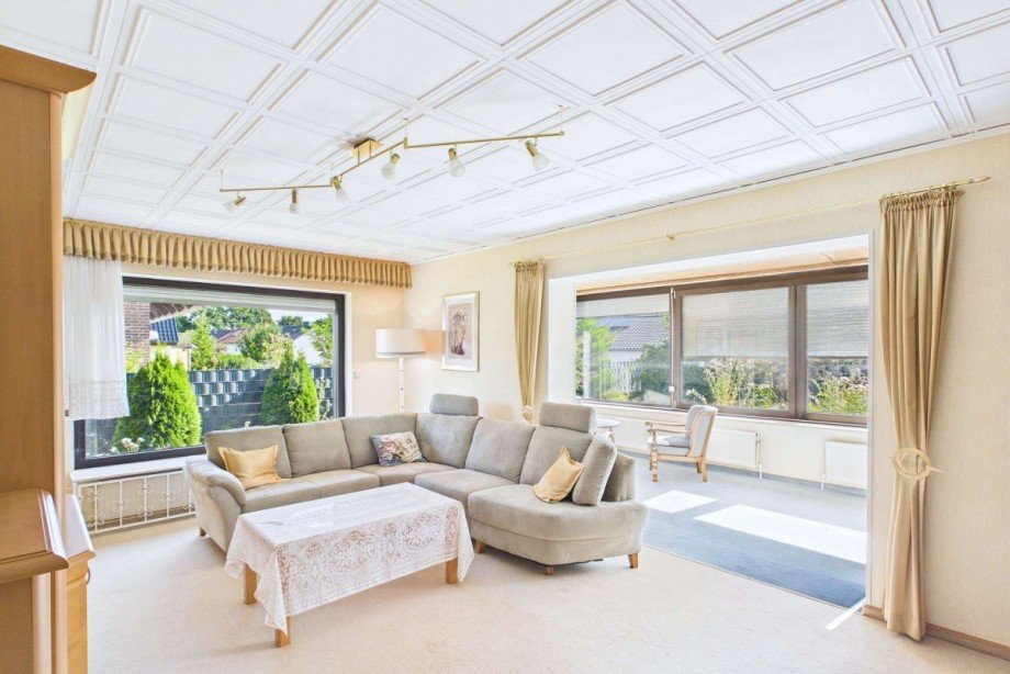 Wohnzimmer - gem�tlicher Sitzplatz Haus Wolfsburg