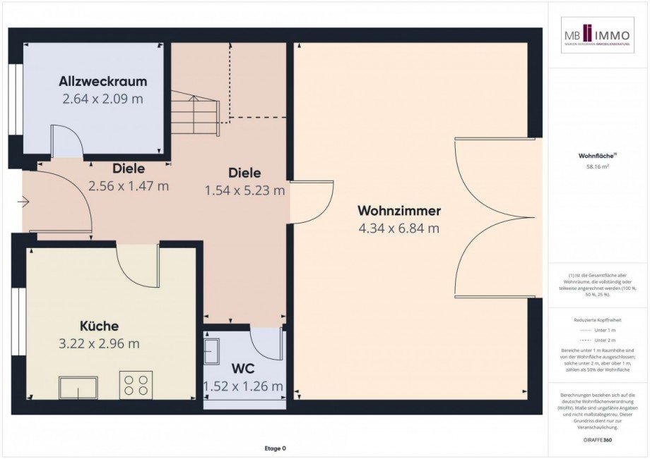 Erdgeschoss Reihenmittelhaus Wolfsburg