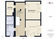 Grundriss Obergeschoss K�stenflair mit hoher Lebensqualit�t - Sorgloses Mieten mit der Option auf Kauf