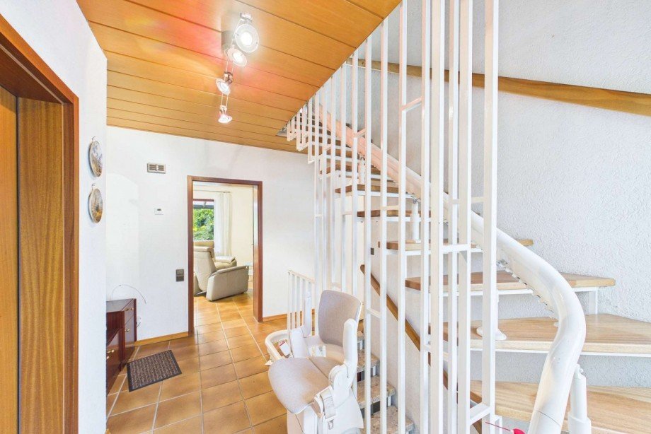 Blick zum Kaminzimmer Einfamilienhaus Gifhorn
