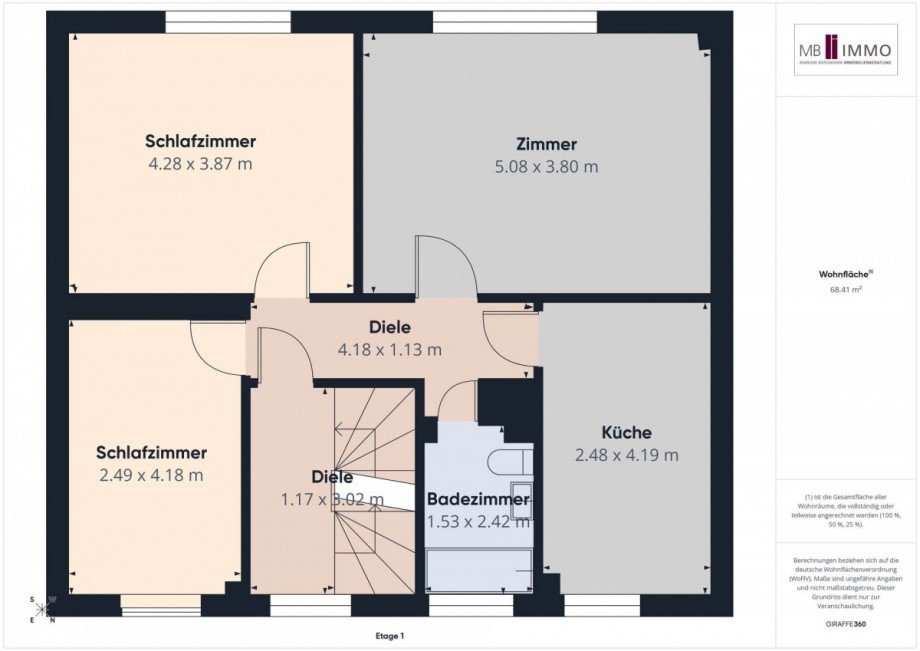 Erdgeschoss Reihenmittelhaus Wolfsburg