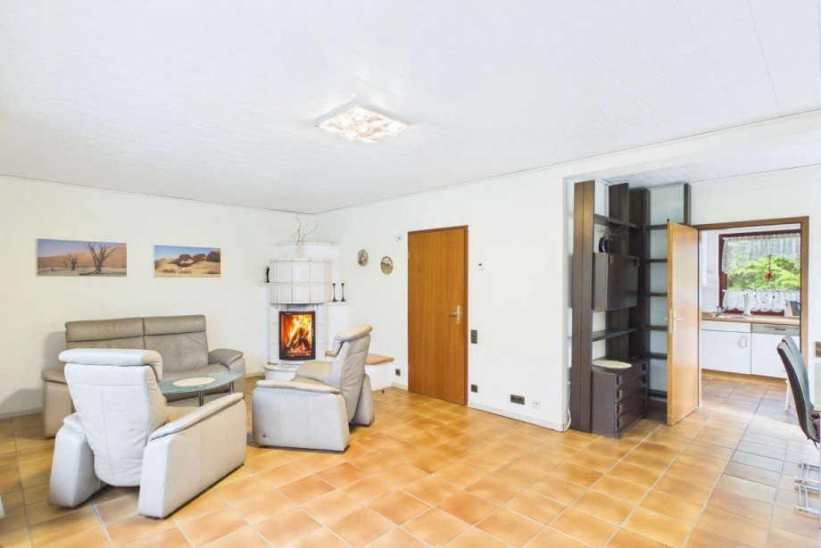 Wohnzimmer Kaminecke Einfamilienhaus Gifhorn