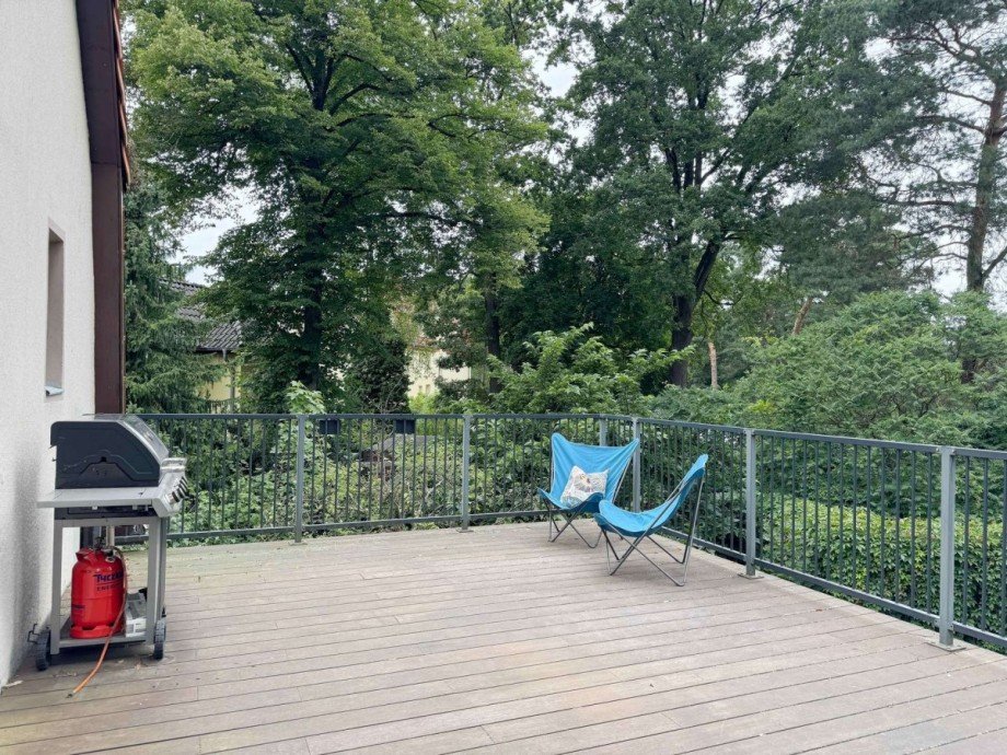 Terrasse Obergeschoss Zweifamilienhaus Eichwalde