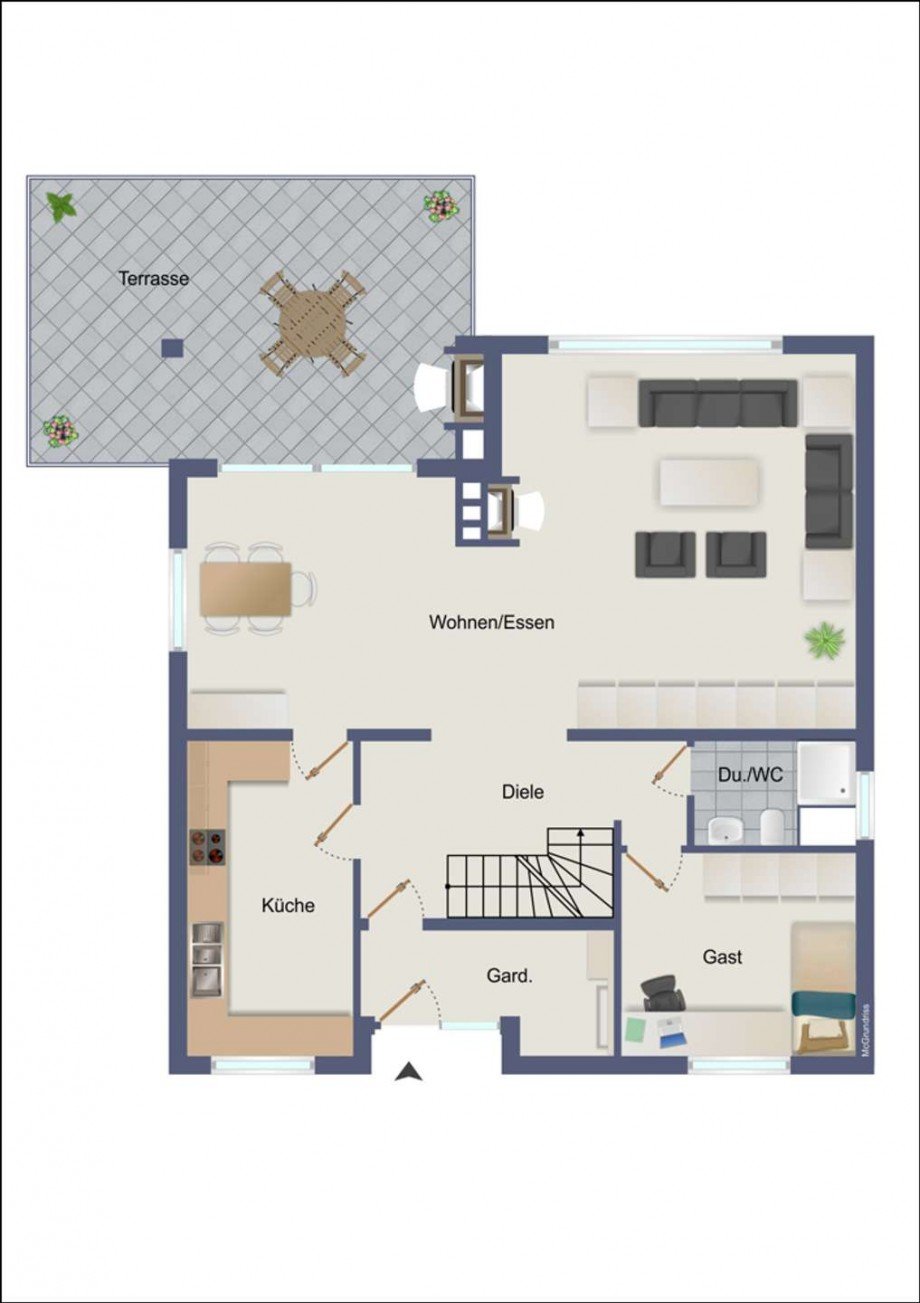 Erdgeschoss Einfamilienhaus Wolfsburg