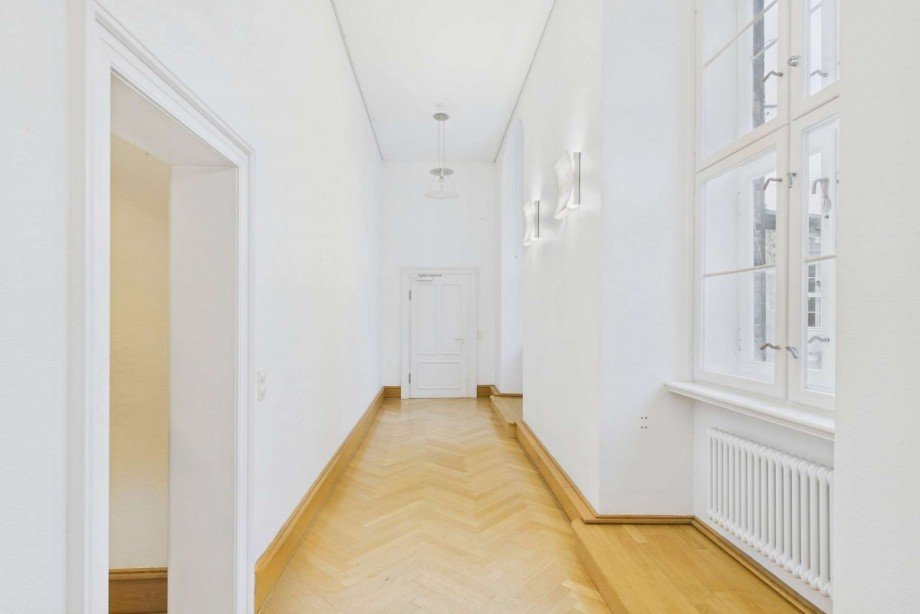 Flurblick Erdgeschosswohnung Lehre
