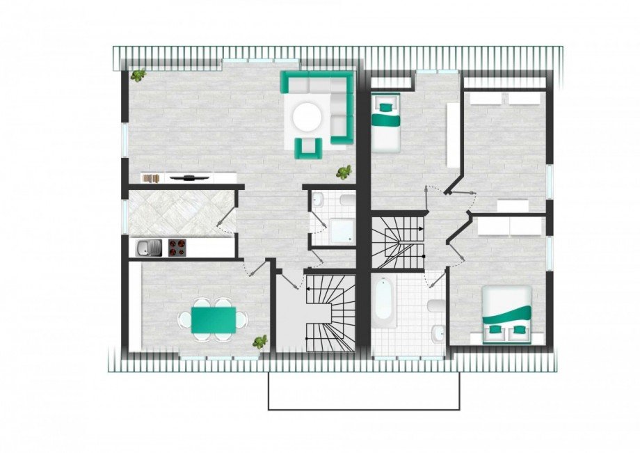 Wohnung 1 und 3 Dachgeschoss Haus Wolfsburg