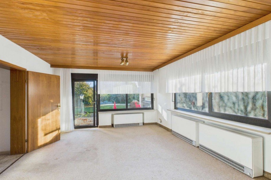 Wohnzimmerblick zur Terrasse Einfamilienhaus Wolfsburg