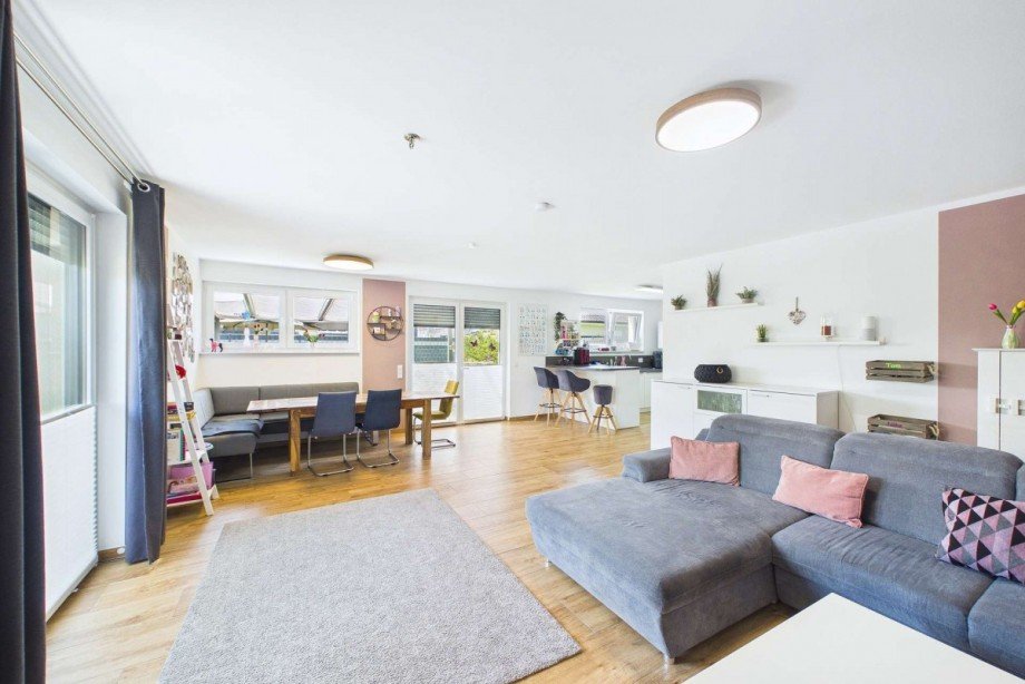 Wohnzimmer Einfamilienhaus Bergfeld