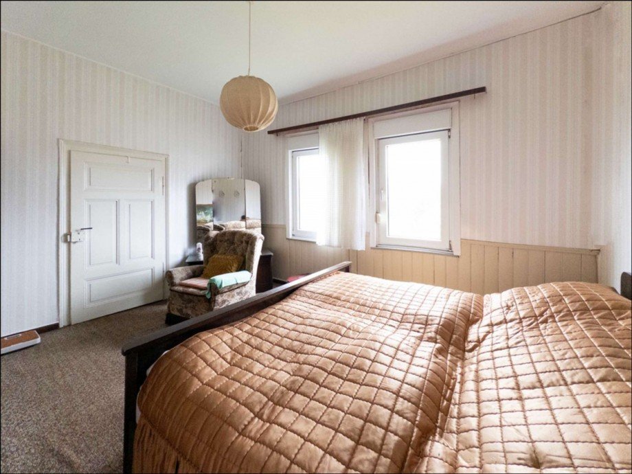 Schlafzimmer- Obergeschoss Bauernhaus Tiddische