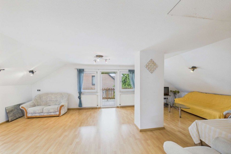 Blick zum Balkon Einfamilienhaus Wolfsburg