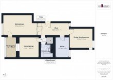 Wohnungsgrundriss Hell und gepflegt wartet diese toll geschnittene Wohnung auf Sie!